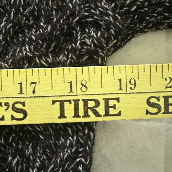 ATHLETA Sweater Womens Small Black Wool Cashmere Pullover V-Neck Side Zips Cozy - Picture 9 of 11